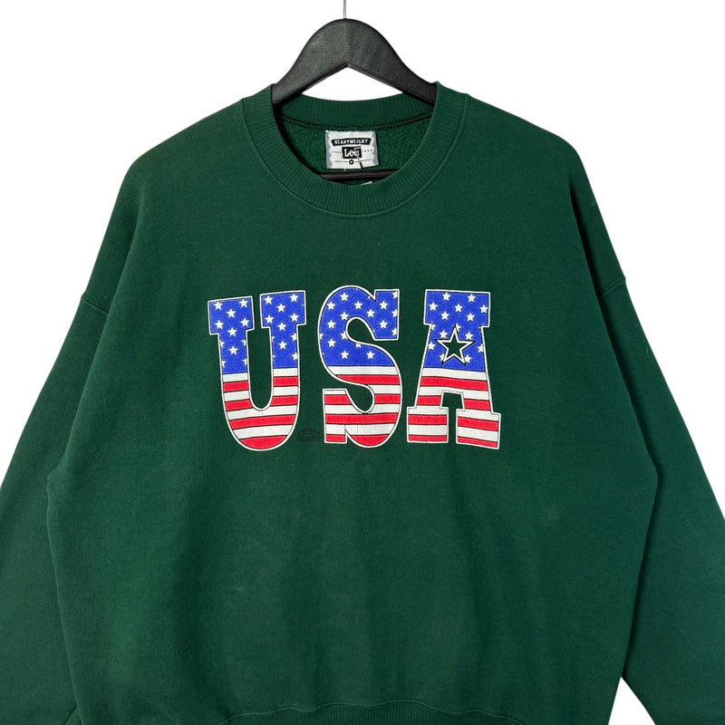 Vintage USA American Flag Crewneck