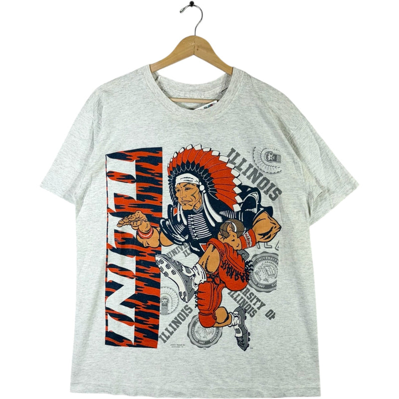 Vintage University Of Illinois Chief Illiniwek Tee