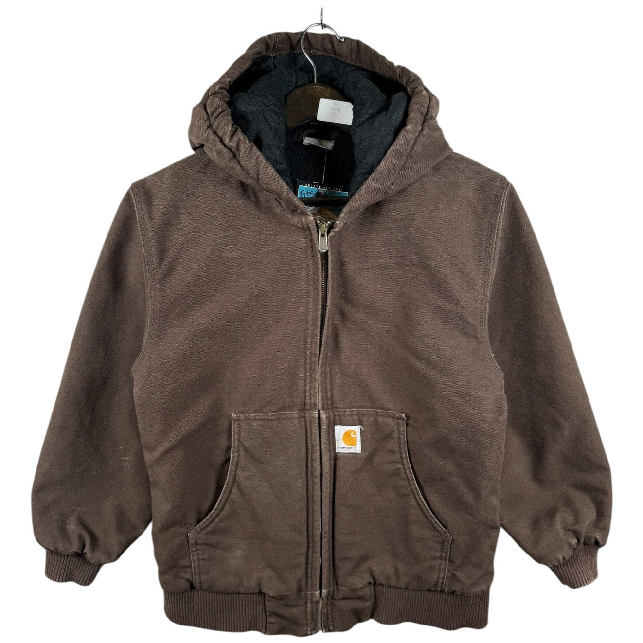 Vintage Youth Carhartt Lined Full Zip Hoodie