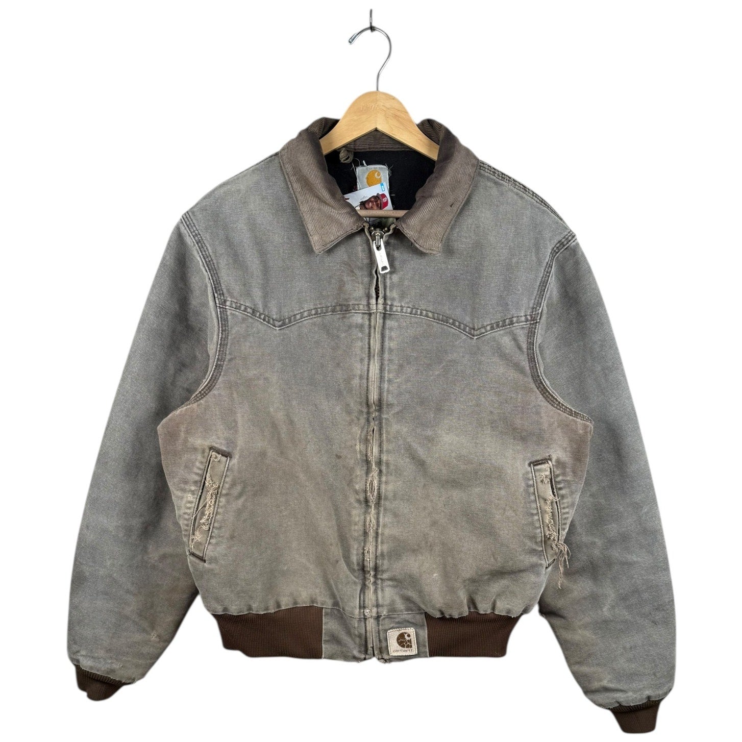 Vintage Carhartt Santa Fe Distressed Bomber Jacket