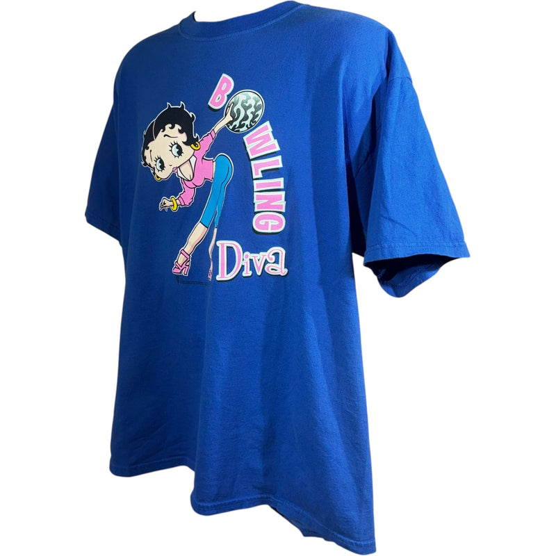 Vintage Betty Boop Bowling Diva Graphic Tee