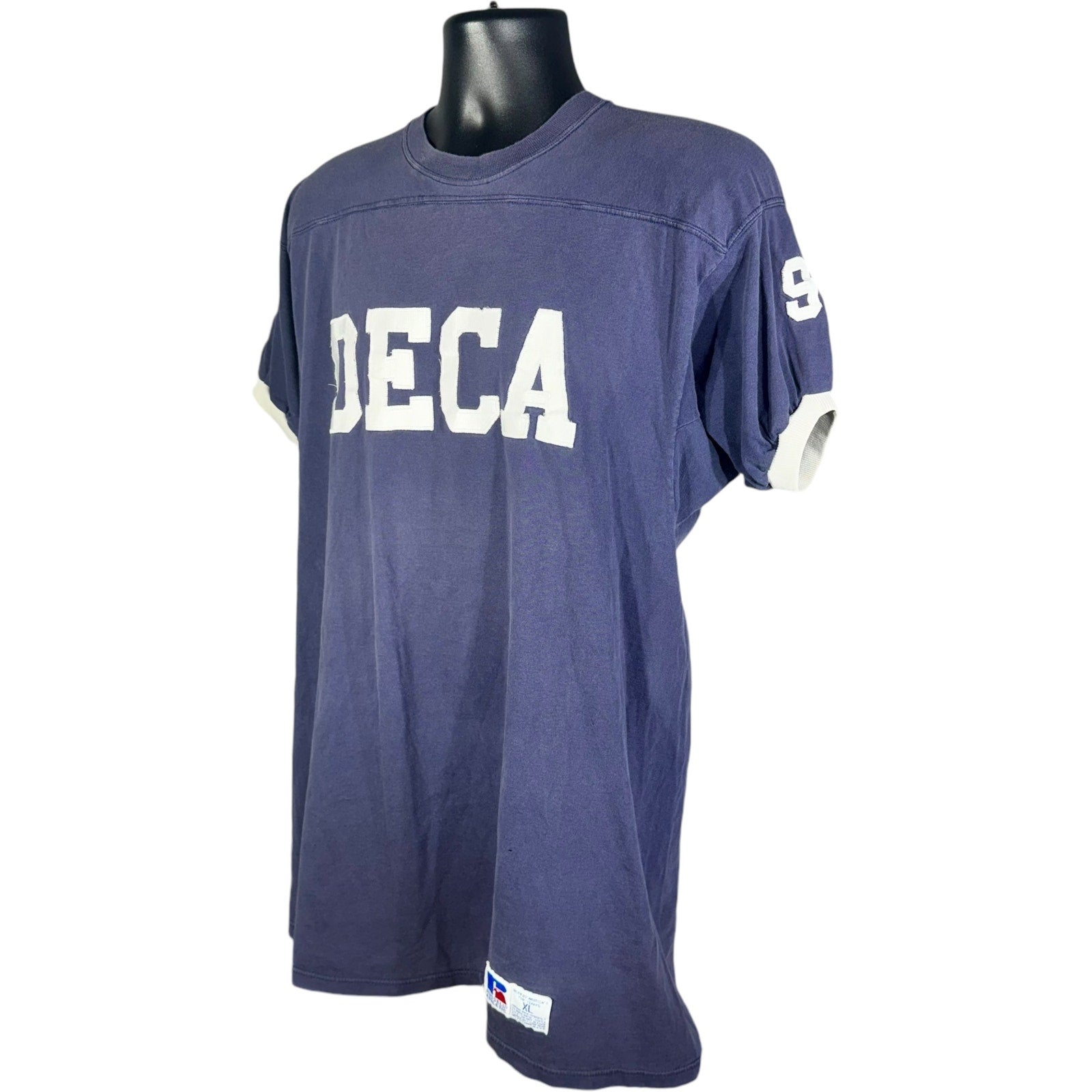 Vintage Russell DECA Spellout #0 Tee