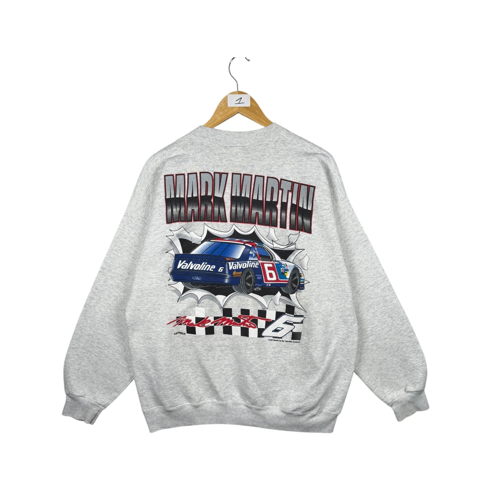 Vintage Mark Martin Valvoline #6 Crewneck