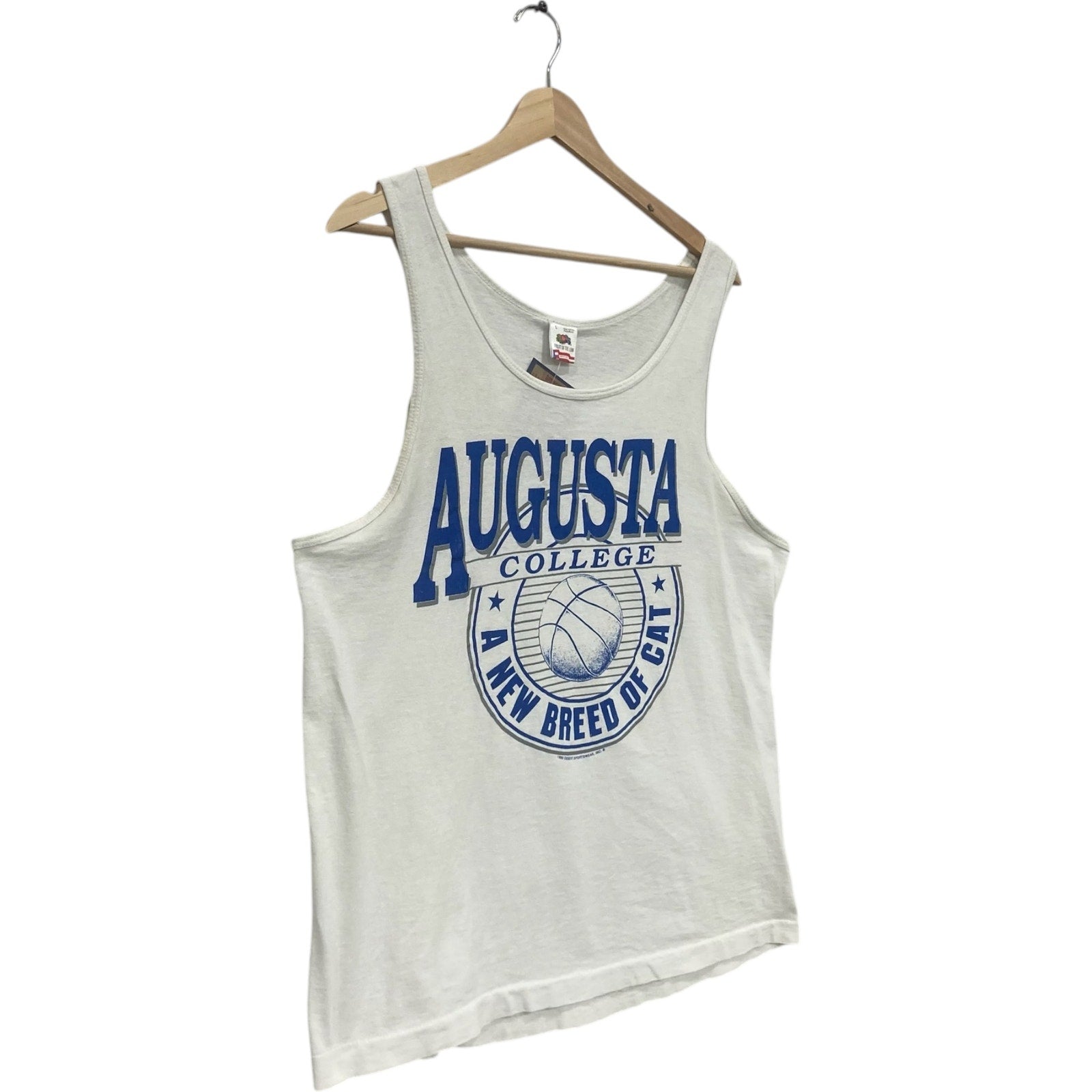 Vintage Augusta College "A New Breed" Basketball Tank Top