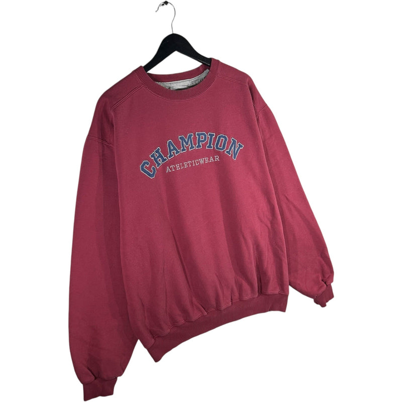 Vintage Champion Spellout Logo Crewneck