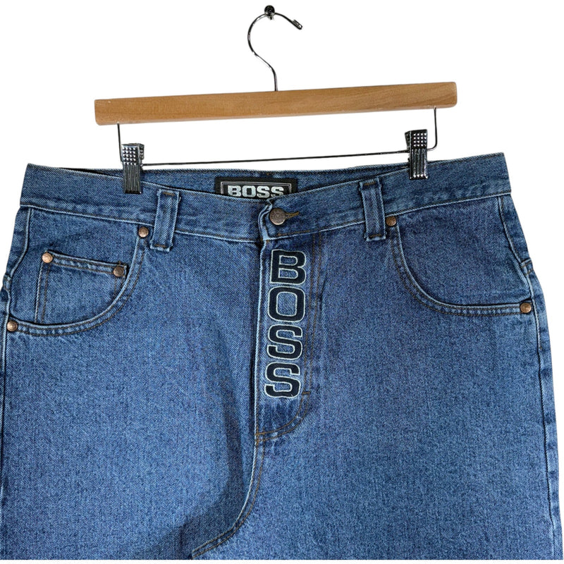 Vintage Boss "Big Fit" Denim Shorts 38x11 NWT