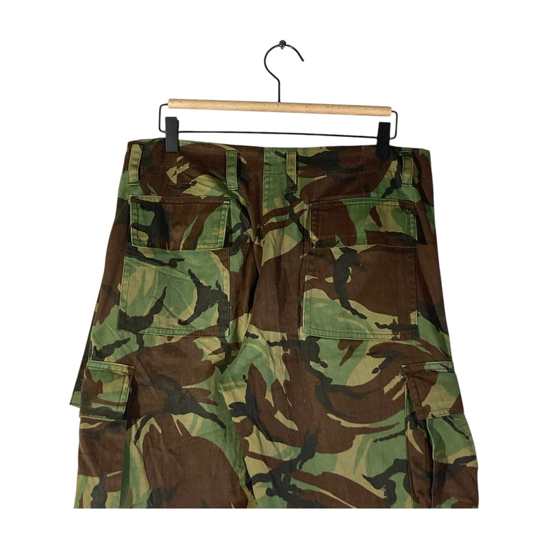 Vintage Camouflage Military Tactical Cargo Shorts 32