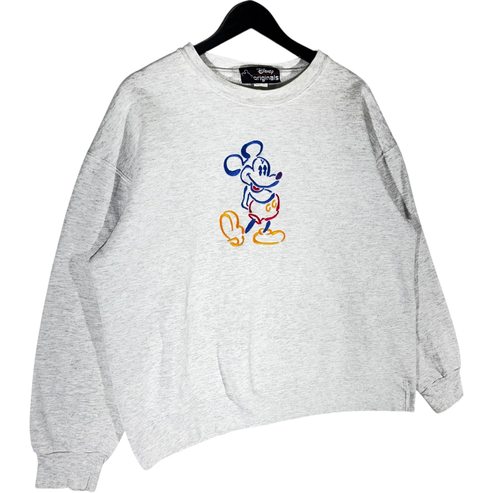 Vintage Disney Mickey Mouse Embroidered Crewneck 90s