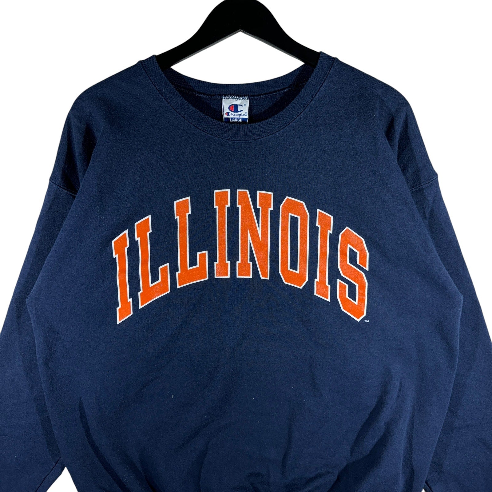 Vintage University Of Illinois Spellout Crewneck