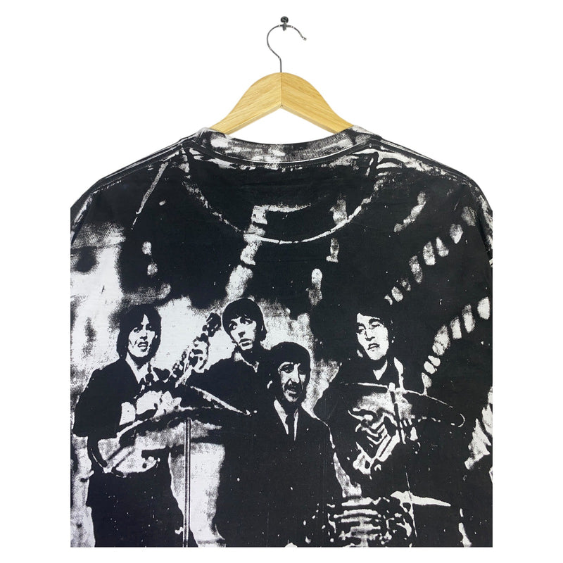 Vintage The Beatles Allover Print T-Shirt