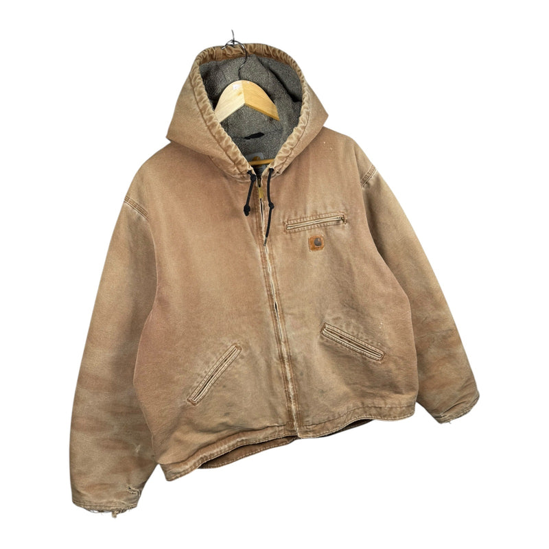 Vintage Carhartt Sherpa-Lined Full Zip Hoodie