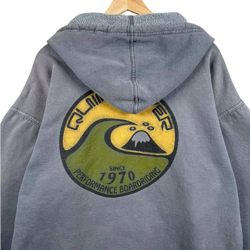 Vintage Quiksilver 1970 Surf Logo Hoodie