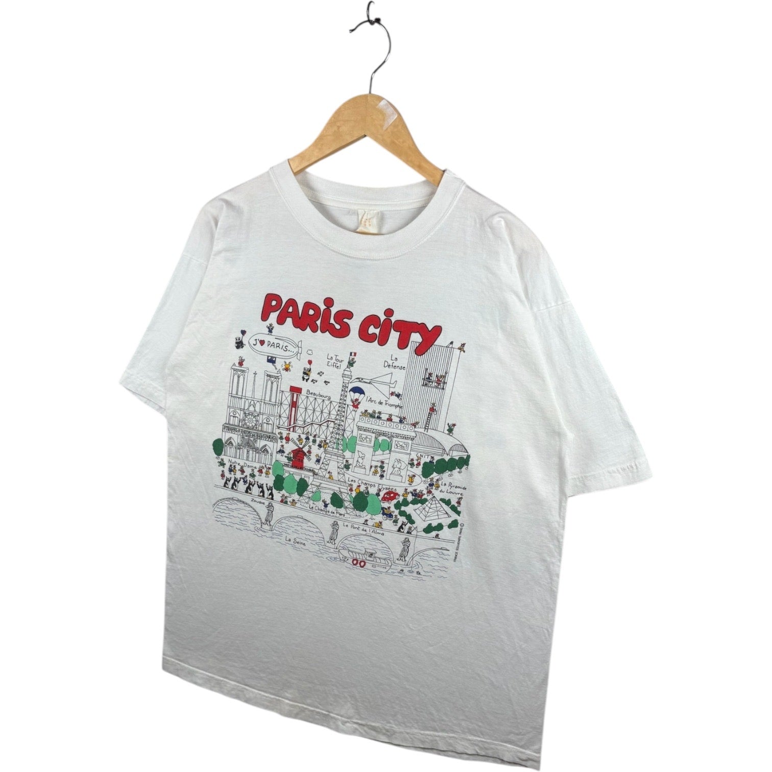Vintage Paris City Graphic T-Shirt