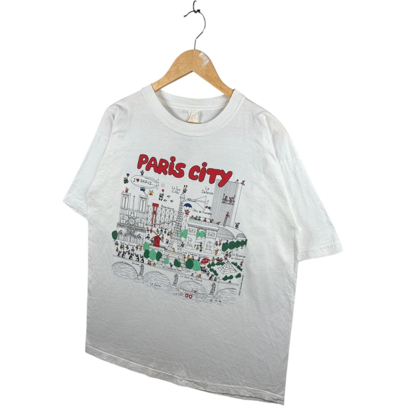 Vintage Paris City Graphic T-Shirt