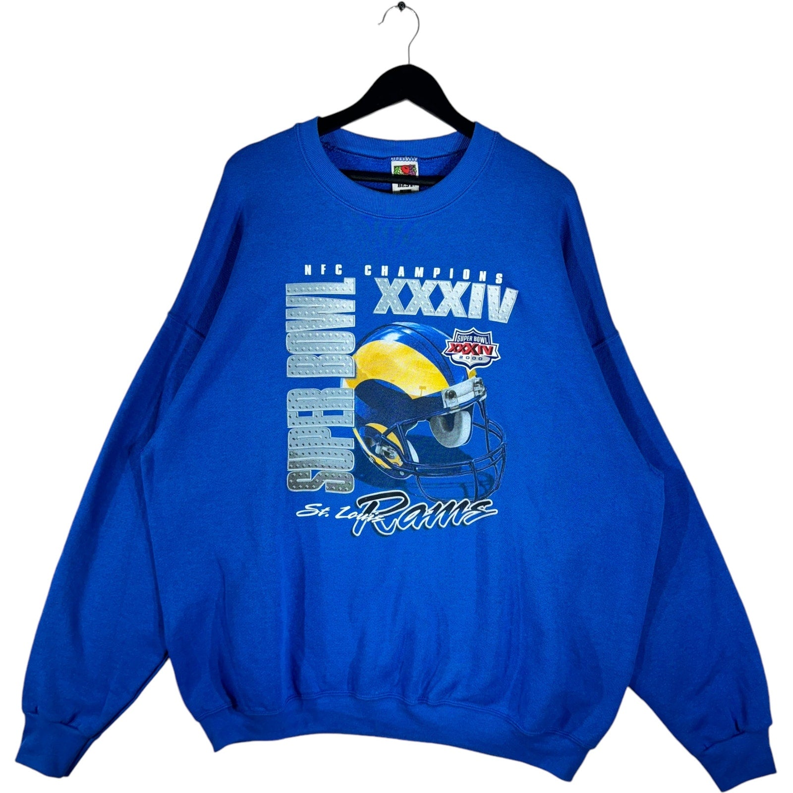 Vintage NFL St. Louis Rams Super Bowl XXXIV Crewneck