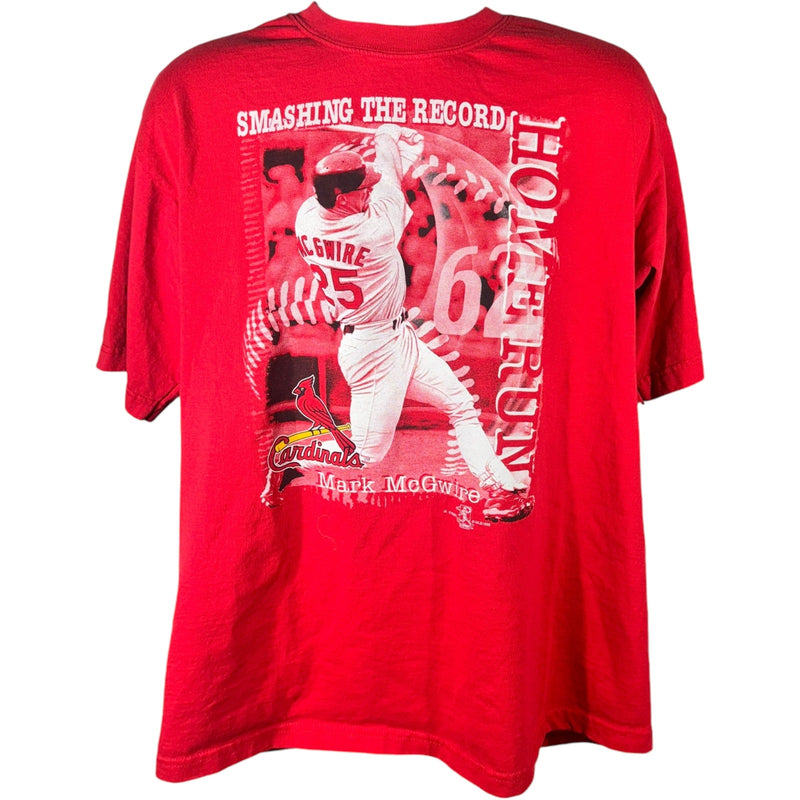 Vintage St. Louis Cardinals Mark McGwire Home Run Record Tee