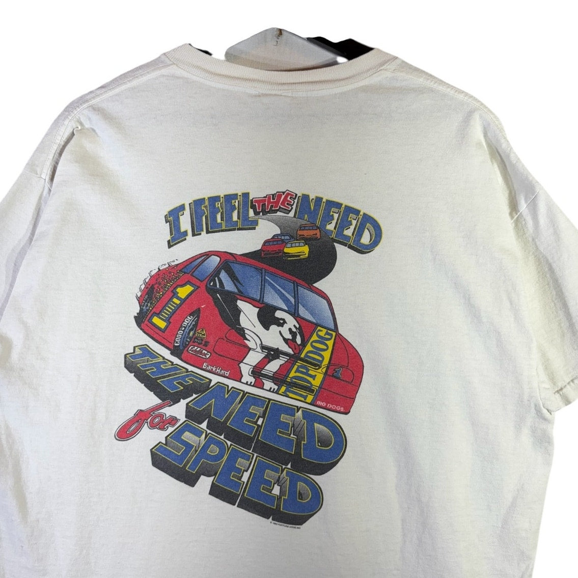 Vintage Big Dogs Racing Need for Speed Graphic T-Shirt