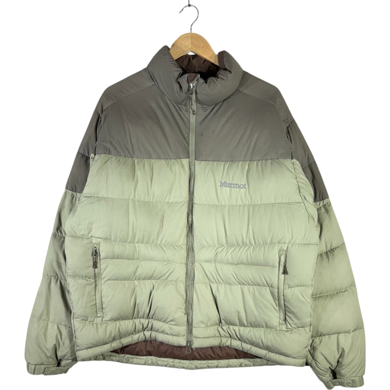 Vintage Marmot Colorblock Full Zip Puffer Jacket
