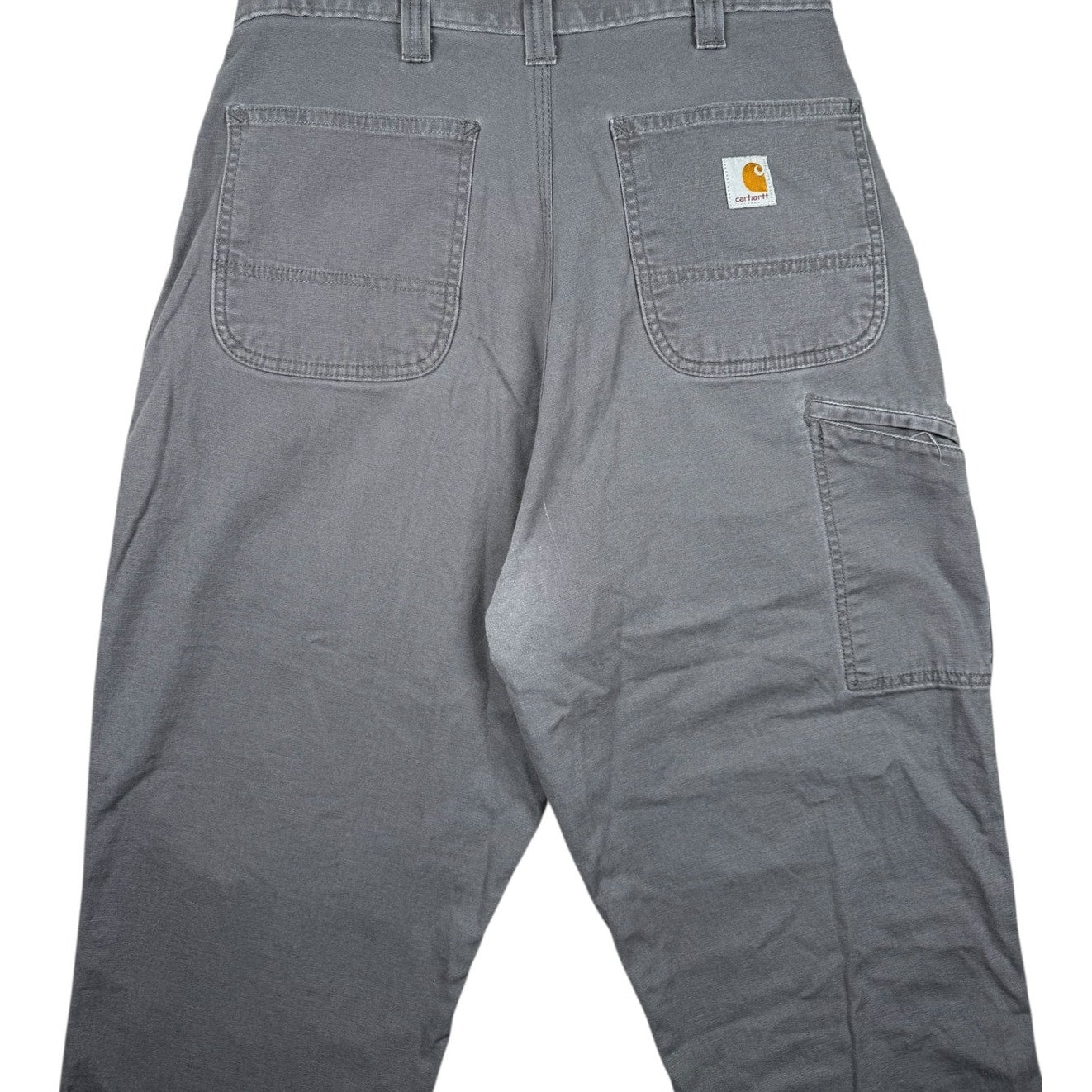 Vintage Carhartt Tribal Flame Patchwork Carpenter Pants 44