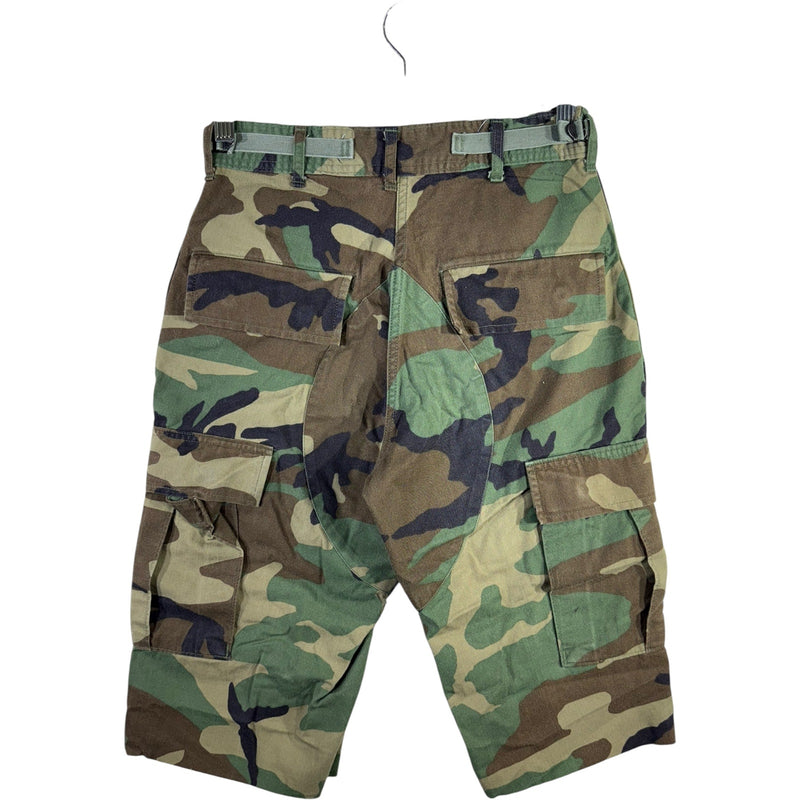 Vintage Cargo Camouflage Shorts X-Small