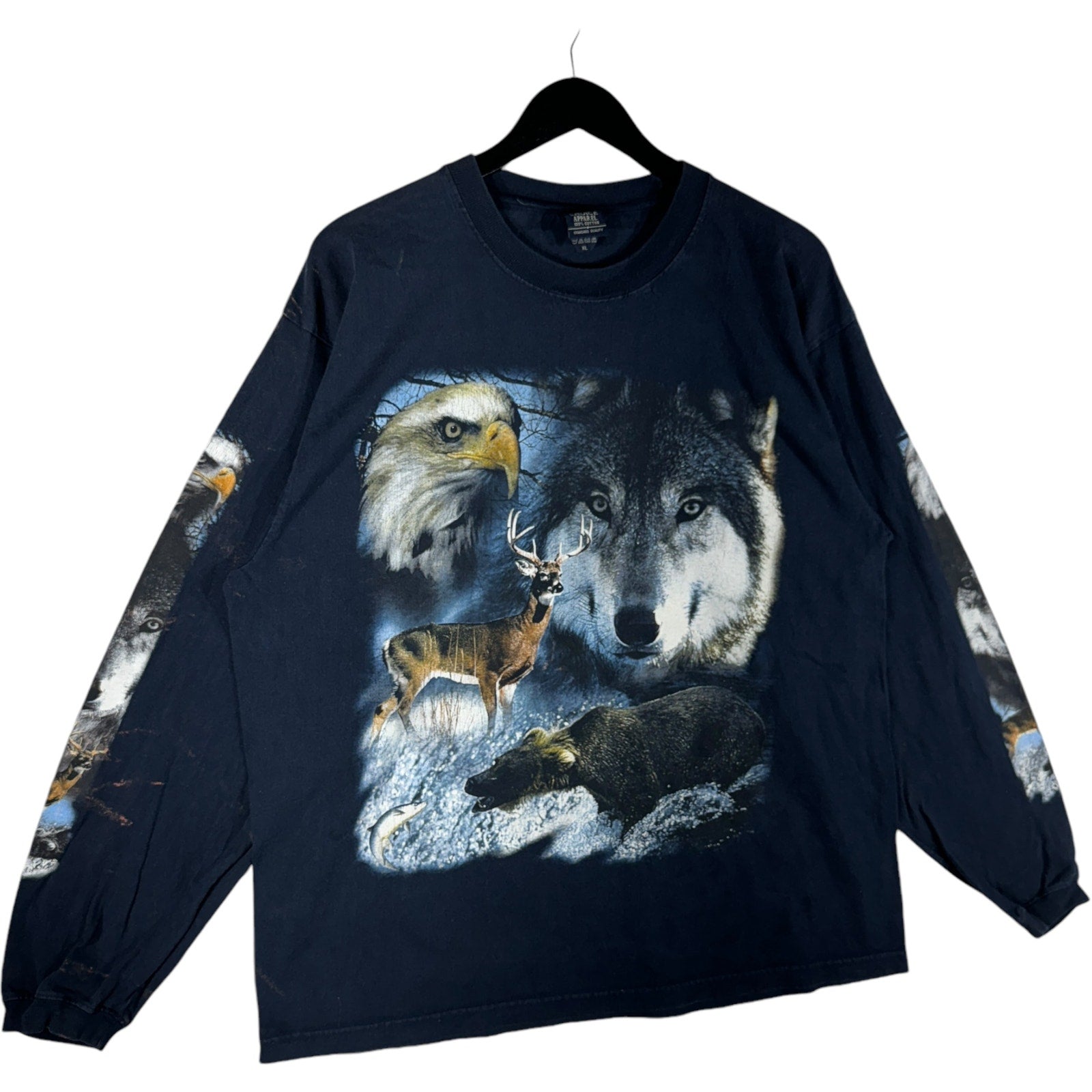 Vintage Wild Life Nature Long Sleeve