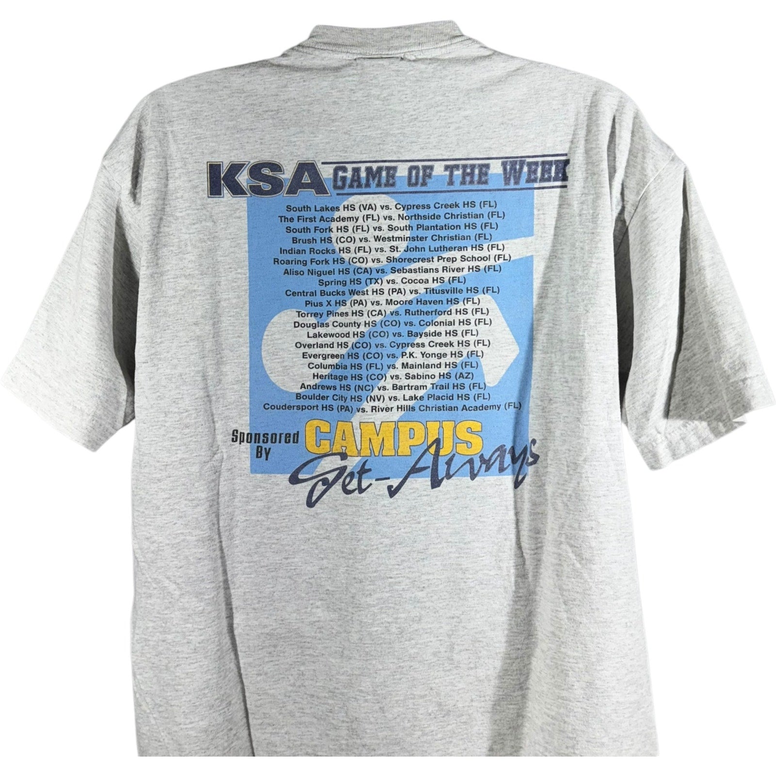 Vintage Kaylee Scholarship Association Game Of the Week Tee