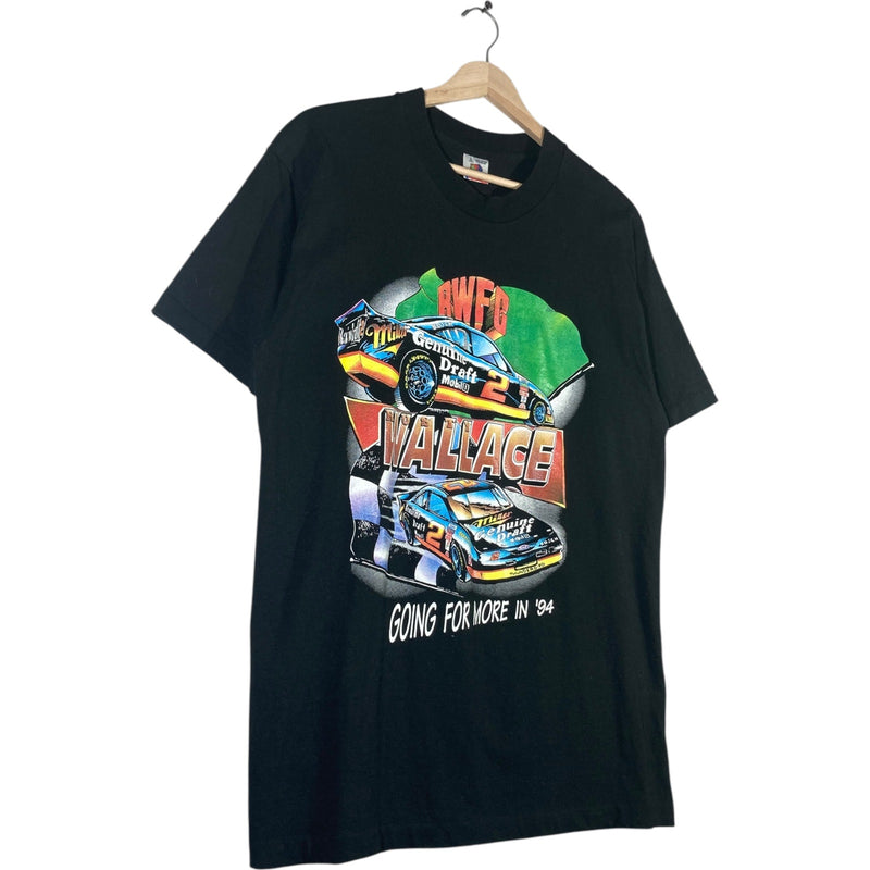 Vintage NASCAR Rusty Wallace Miller RWFC Short Sleeve T-Shirt