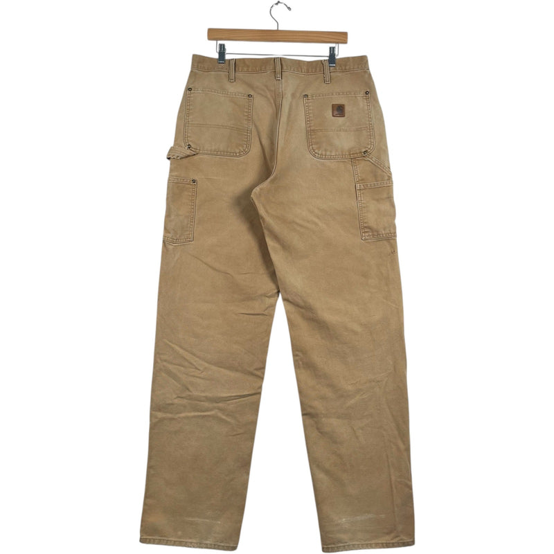 Vintage Carhartt Carpenter Dungaree Double Knee Pants 36 x 36