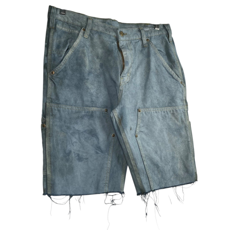 Vintage Carhartt Raw Hem Relaxed Carpenter Cargo Shorts 34