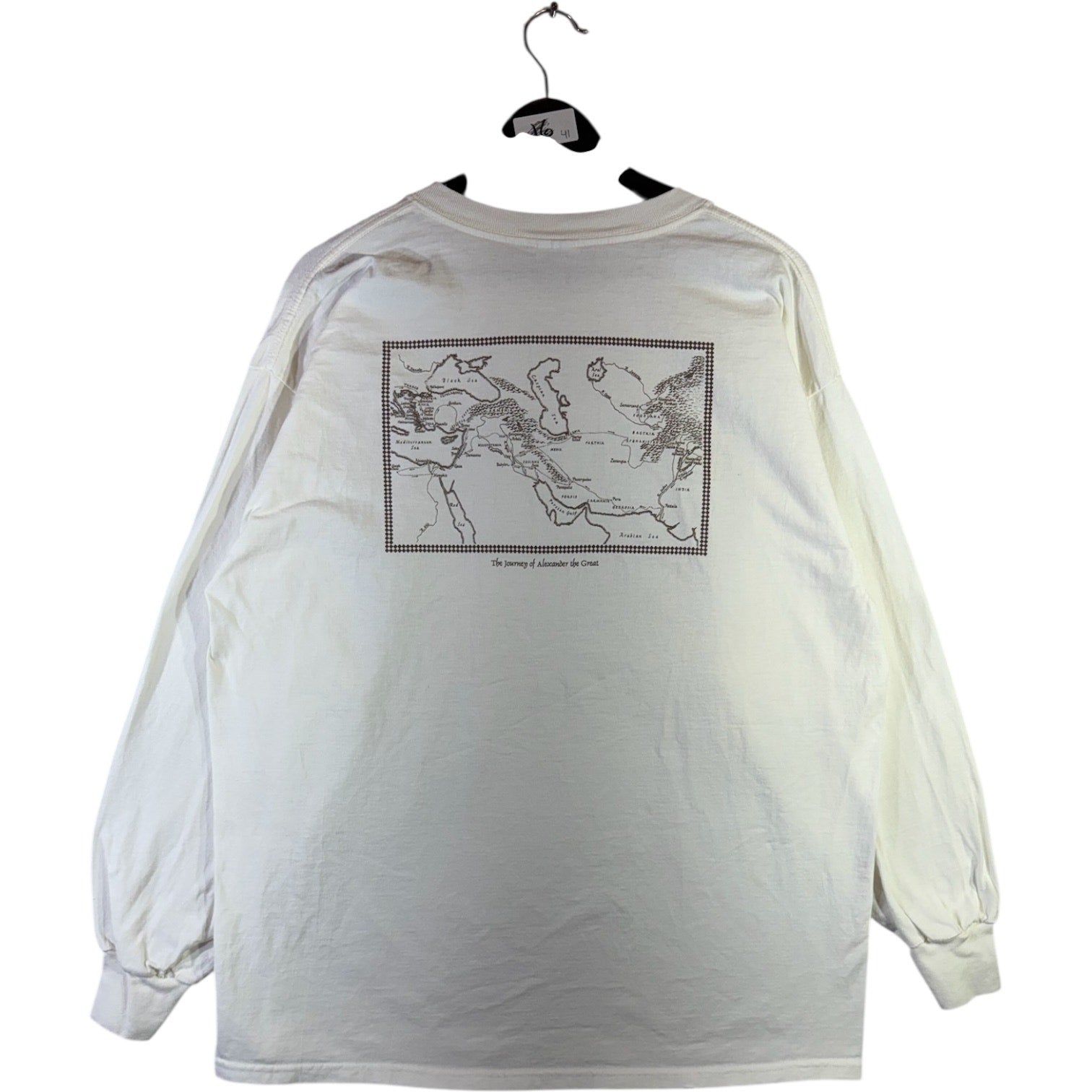 Vintage Alexander the Great Journey Map Long Sleeve