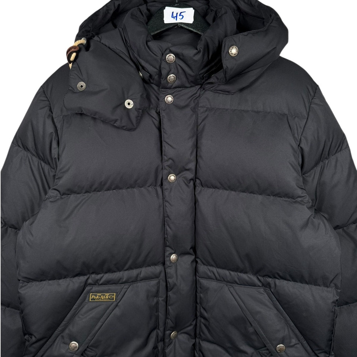 Vintage Polo Ralph Lauren Puffer Down Hooded Jacket