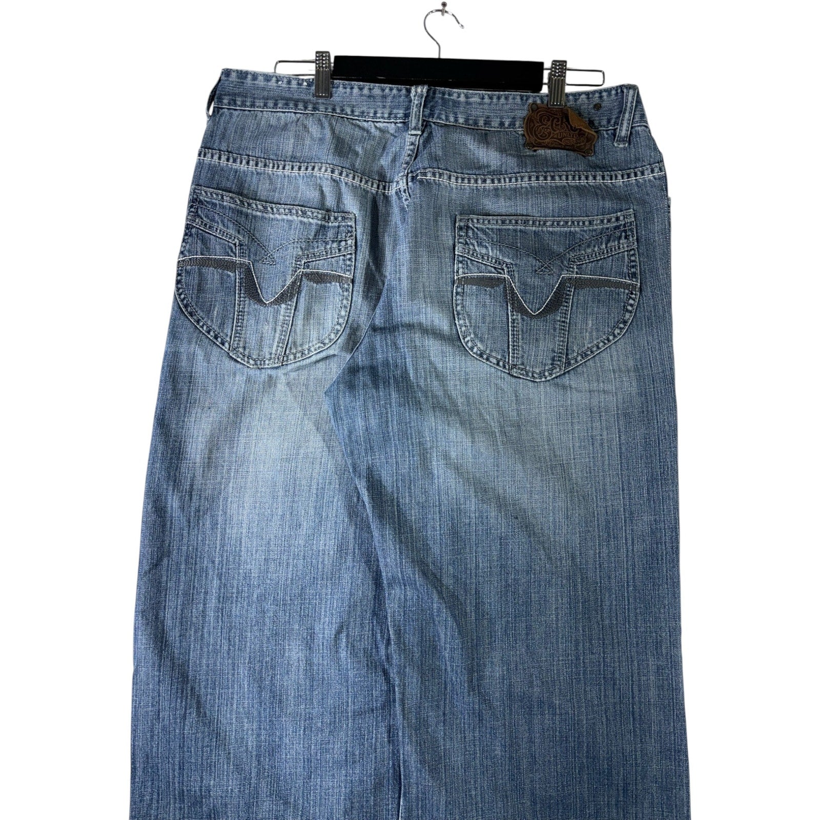 Vintage Ecko Unltd Wide Leg Denim Jeans 38