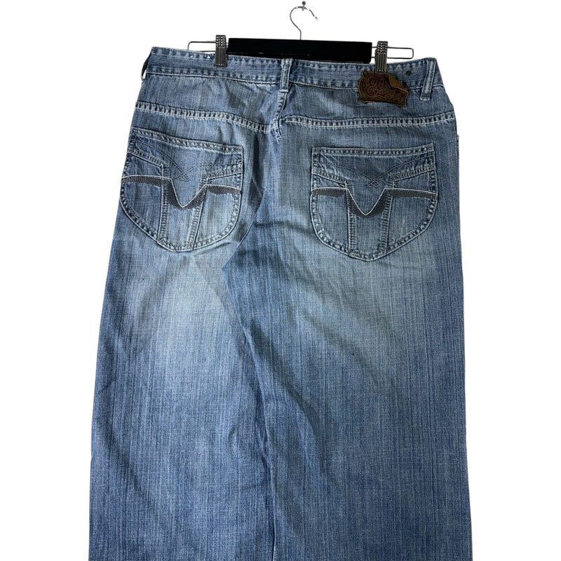 Vintage Ecko Unltd Wide Leg Denim Jeans 38