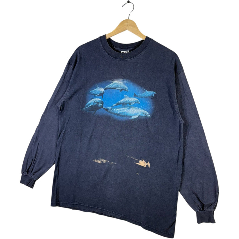Vintage Dolphin Marine Life Long Sleeve