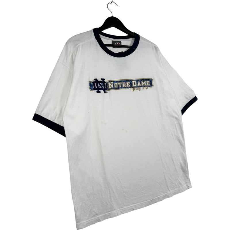 Vintage Notre Dame University Ringer T-Shirt