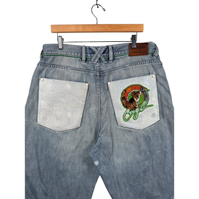 Vintage COOGI Koala Bermuda Denim Jeans Shorts 38