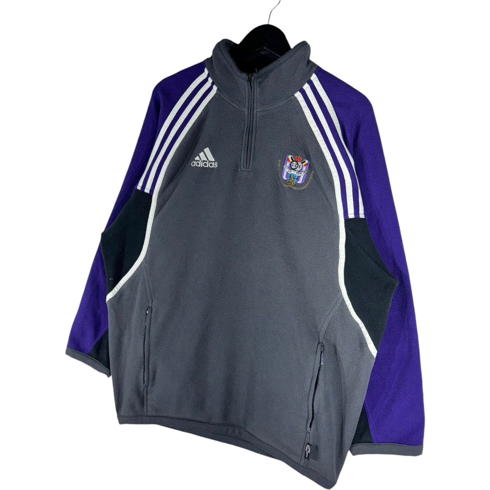 Vintage Adidas RSC Anderlecht 1/4 Zip Fleece