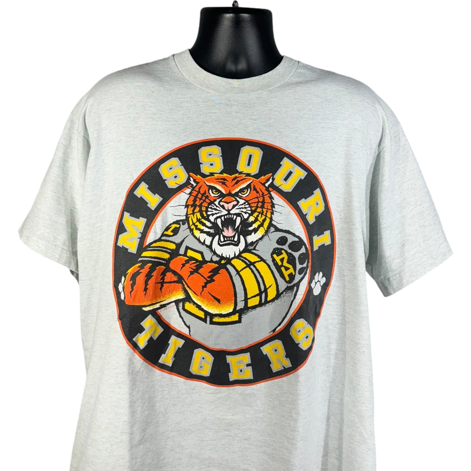 Vintage University of Missouri Tigers Football Tee