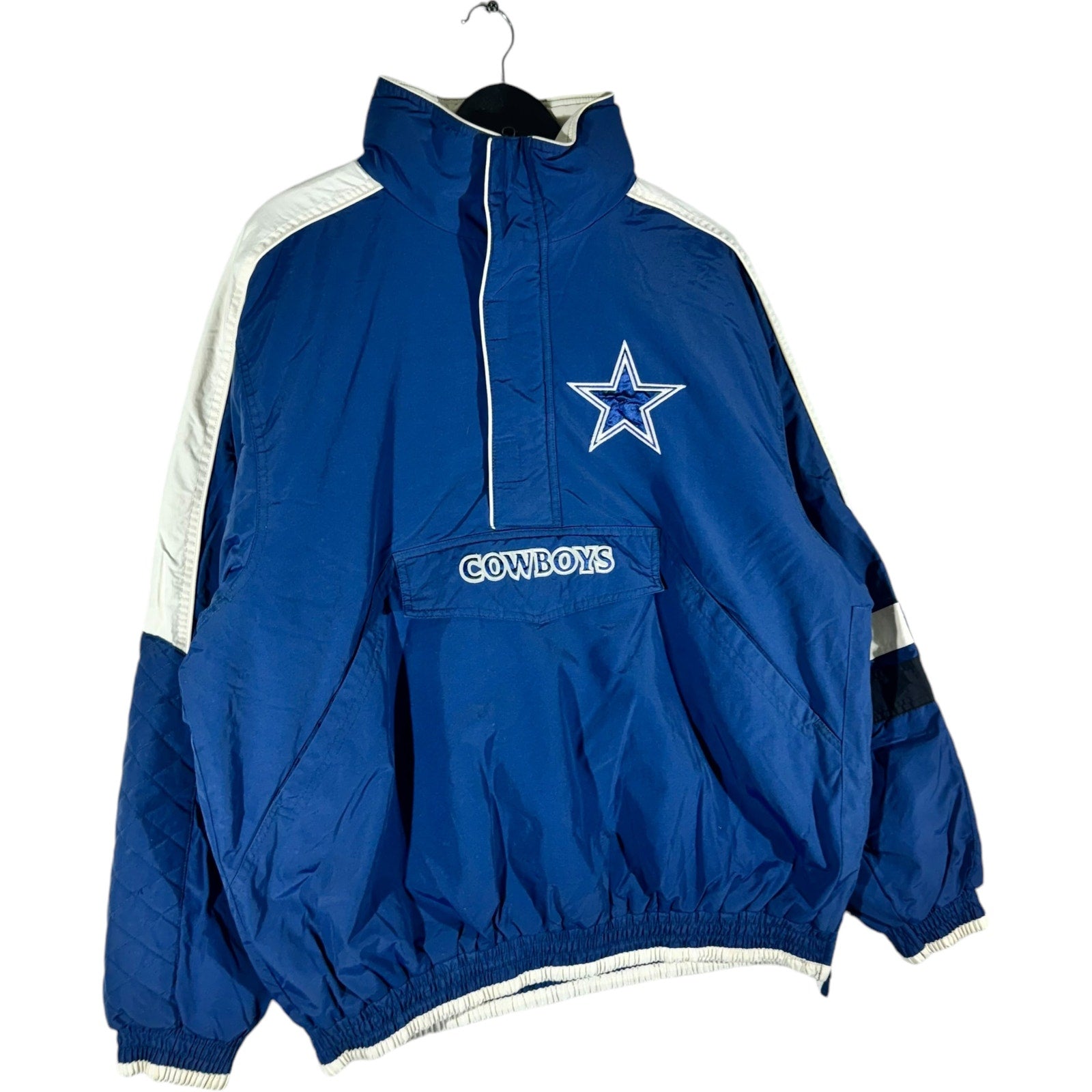 Vintage NFL Dallas Cowboys 1/4 Zip Puffer Jacket