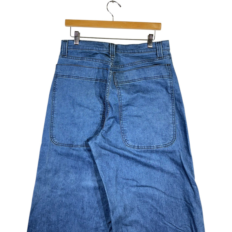 Vintage Y2K Ultra Wide Leg Denim Jeans 9