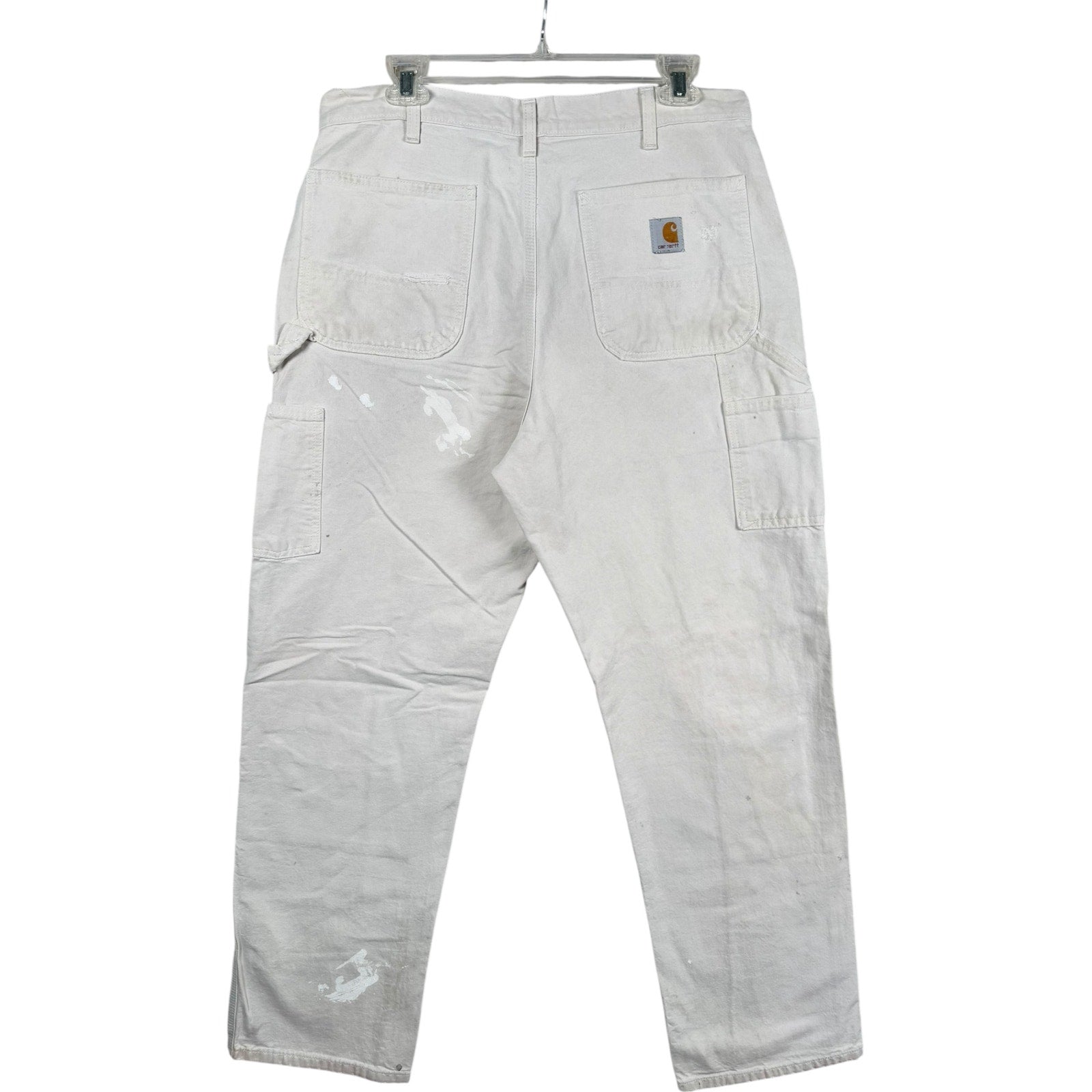 Vintage Carhartt Distressed Double Knee Carpenter Work Pants 34