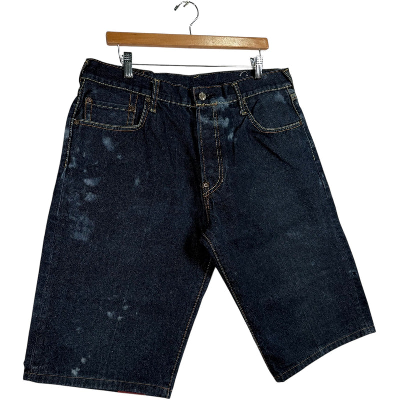 Vintage Evisu Denim Shorts 36 x 14