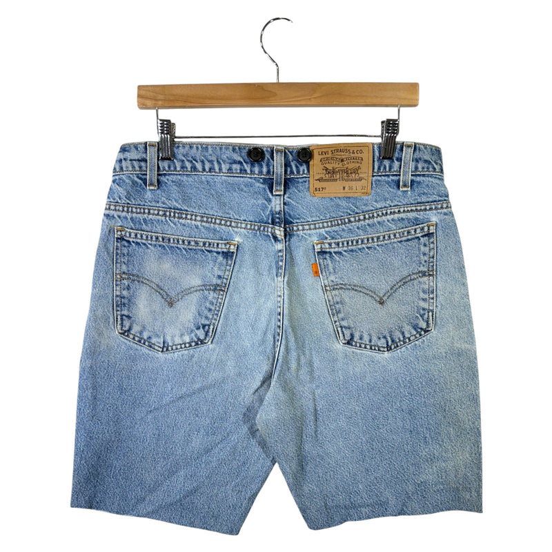 Vintage Levi's Orange Tab 517 Denim Shorts 36