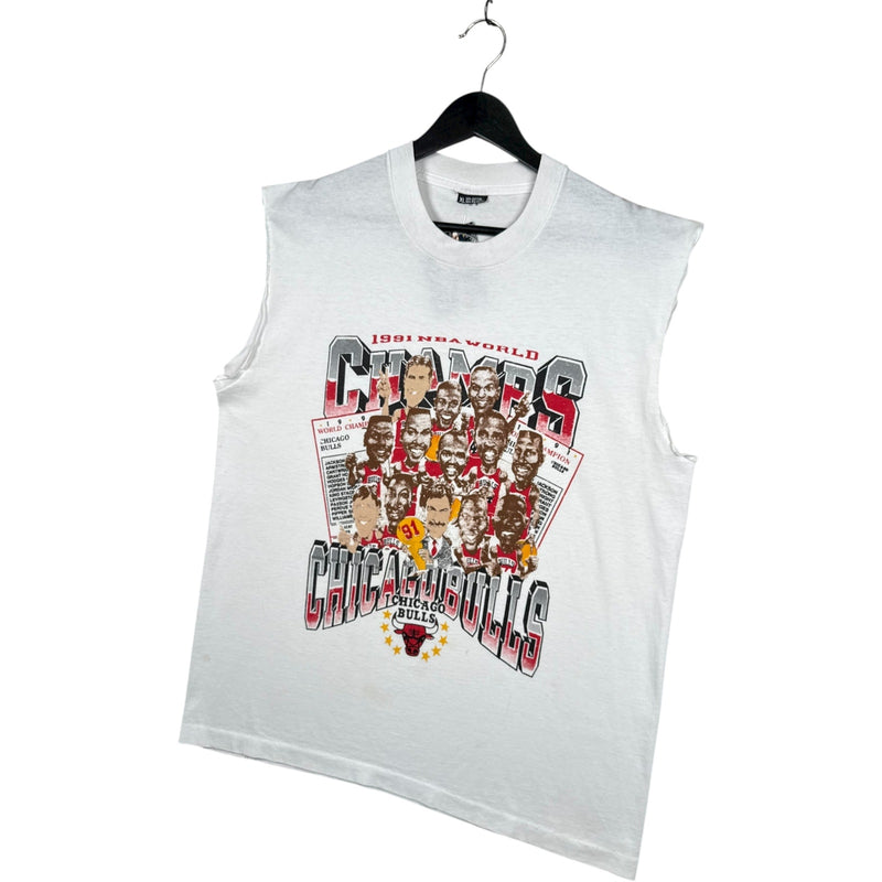 Vintage Chicago Bulls NBA Champions Muscle Tee 1991