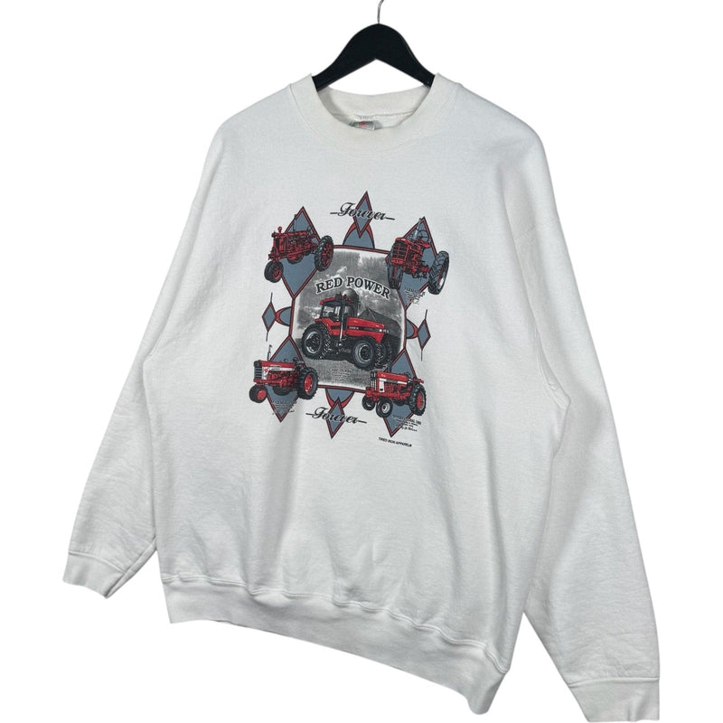 Vintage Red Power Forever Crewneck