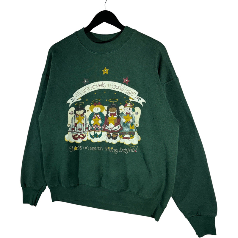 Vintage "All Are Angels In God's Sight" Crewneck