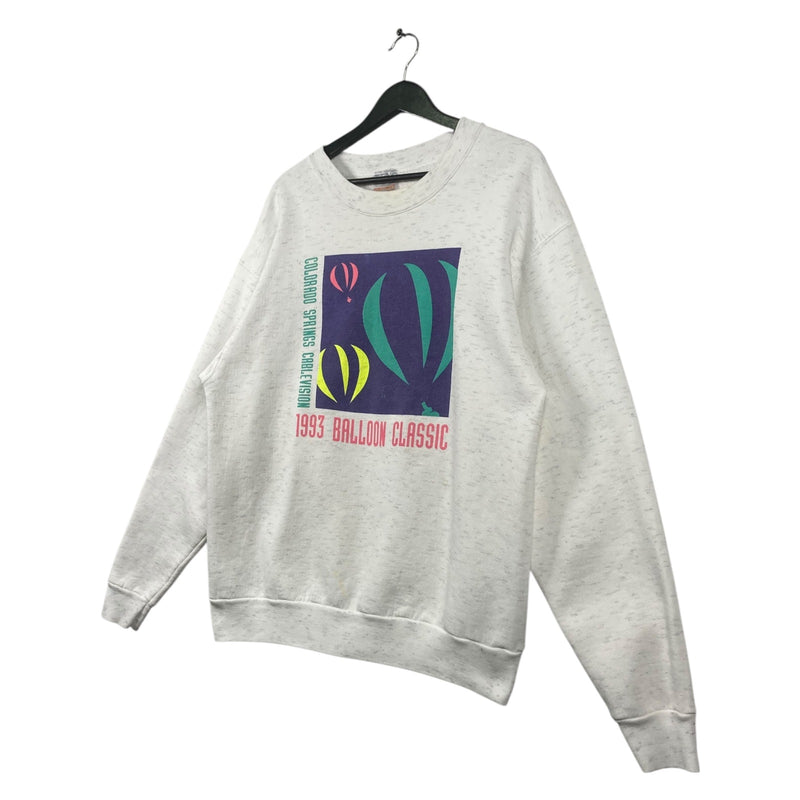 Vintage 1993 Colorado Cablevision Balloon Crewneck