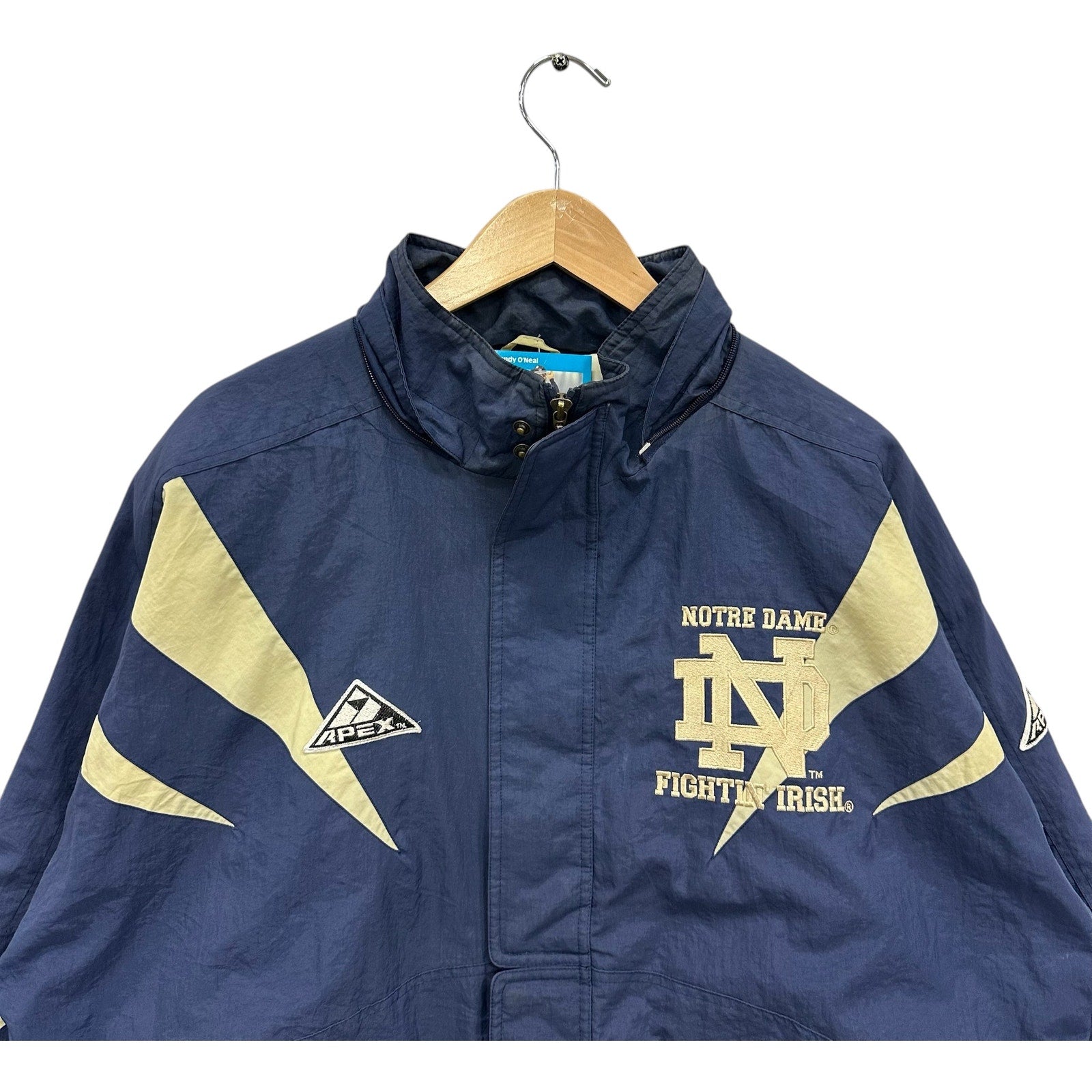 Vintage Notre Dame Fighting Irish Puffer Jacket