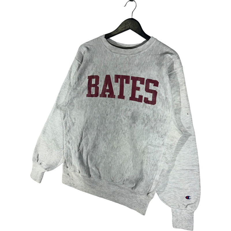 Vintage Bates College Champion Reverse Weave Crewneck