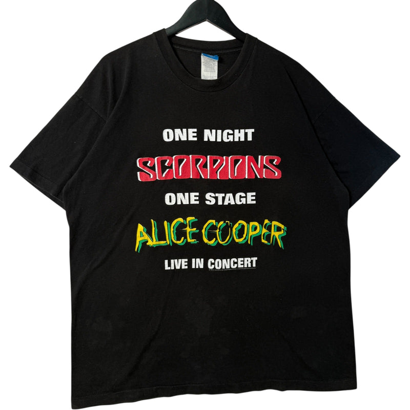 Vintage Scorpions Alice Cooper Tour Tee